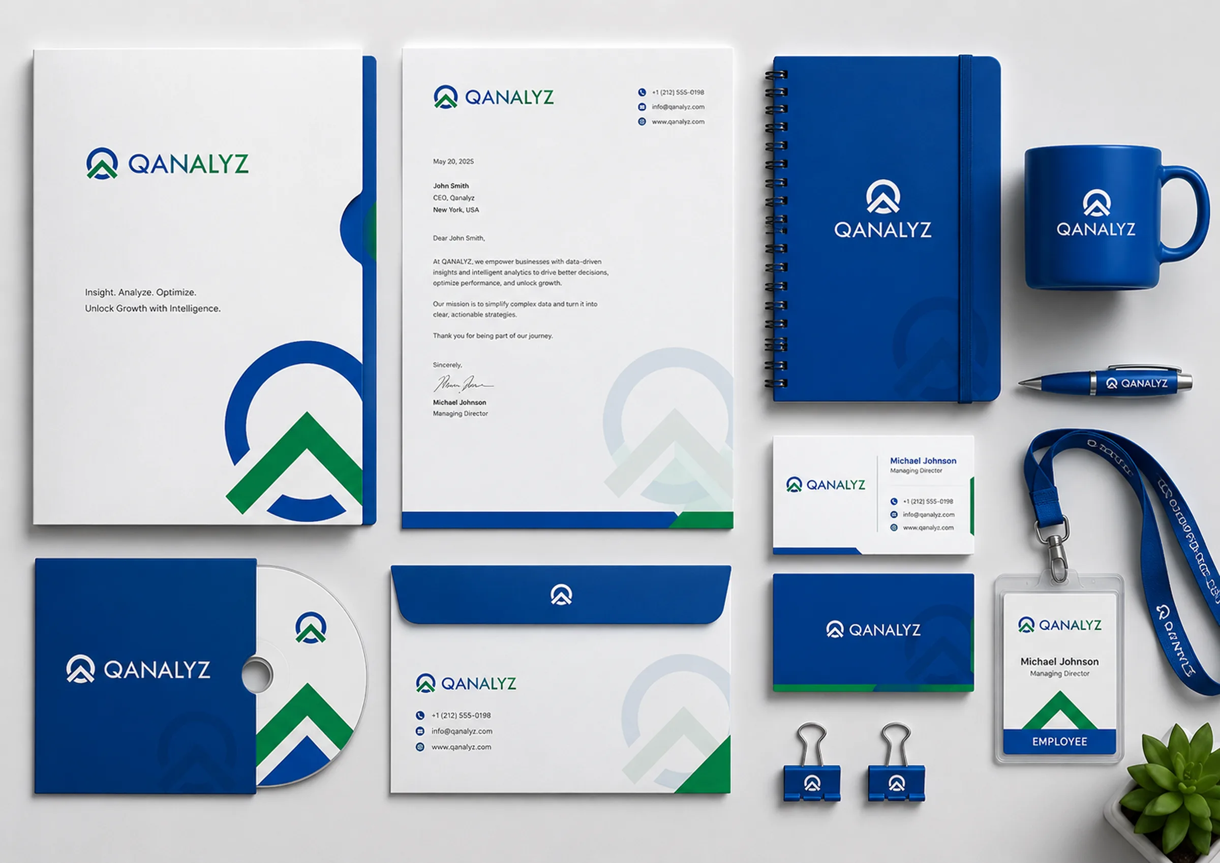 QAnalyz software quality assurance brand and website presentation
